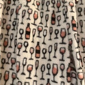 White and Red Cozy Pajama Set Intimates & Sleepwear